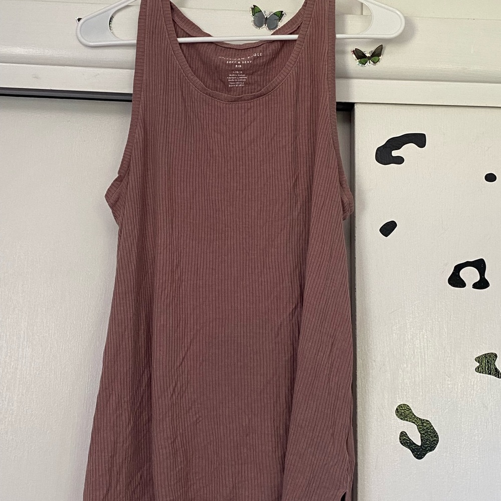 Soft and sexy loose fit tank top